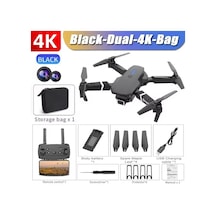 Yeni E88pro Rc Drone 8k Profesyonel 1080p Geniş Açı Hd Kamera Katlanabilir Black-dual-4k-bag