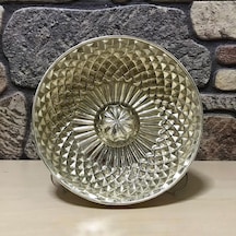 Gümüş Kaplamalı Piramit İşlemeli Bakır Hamam Tası Gümüş