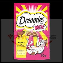 Mix İç Dolgulu Sığır Etli Ve Peynirli Kedi Ödül Bisküvisi 60gr