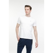 Lumberjack M-Ct110 Bsc C Nk T-Sh 3Fx Beyaz Erkek Kısa Kol T-Shirt