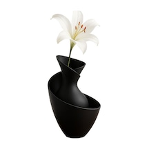 Spiral Formda Modern Vazo-fibrika Store Siyah