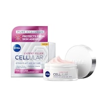 Cellular Expert Filler Yoğun Yaşlanma Karşıtı Gündüz Bakım Yüz Kremi 50 Ml, Hyaluronik Asit Ve Folik Asit, Spf30 Güneş Koruması