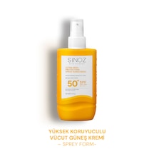 Sinoz Hassas Bakım Ultra Yüksek Koruyucu ve Nemlendirici Güneş Kremi SPF50+ 200 ML