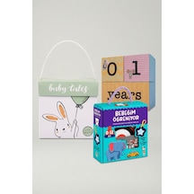 Baby Tales Animal Küpler & İlk Kartlarım Seti Bebek Hediyelik Seti