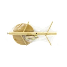 Mix Altlık Yuvarlak - Kare Bardak - Fincan Asacak Bambu - Ahşap 35cm Bx40 19 x 7 CM
