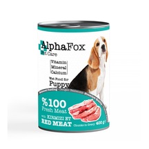 Alphafox Kırmızı Etli Yavru Köpek Konservesi 20 x 400 G