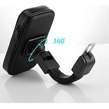 Motosiklet Bisiklet Telefon Tutucu Suya Dayanıklı Large Ayna Bağlantılı