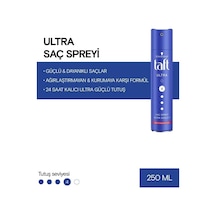 Taft Ultra Saç Spreyi 250 Ml 24 Saat Kalıcı Tutuş Sağlayan Dayanıklı Formül