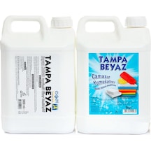 Tampa Beyaz Sabun Parfümlü Yüzey Temizleyici + Çamaşır Yumuşatıcı 2 x 5 L