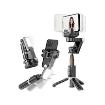 Profesyonel Tripodlu Gimbal, 2 Eksenli Manevra Kabiliyeti, 70 Cm Uzayabilen Tripod, Uzaktan Kumandalı Kullanım, Telefo Diğer