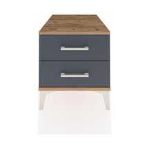 Kronos Komodin 2 Çekmeceli 44x59x48 Çam-antrasit Çam