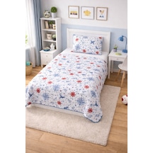 Çok Amaçlı Çocuk Yatak Örtüsü Geniş Ebatlı 160 X 230 Tek Örtü Beyaz