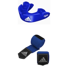 Adidas Opro Bronz Sporcu Dişliği ve Boks Bandajı 3,5 Metre 2'li Set