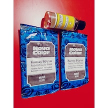 Nova Color Toz Kumaş Boyası Mavi 13 G 2 Adet Boya + 1 Sabitleyici