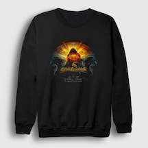 Presmono Unisex Traveler Blind Guardian Sweatshirt Siyah