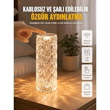 Yeni Nesil Modern Kristal Masa Ve Gece Lambası Dokunmatik Renk De Çok Renkli 14979120