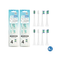 Denthauz V Clean Sonic Soft Philips Sonicare Uyumlu Yedek Başlık 8'li