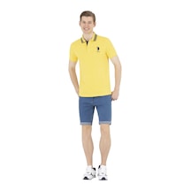 U.S. Polo Assn. Erkek T-shırt 50279569 Safran
