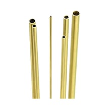 1 Adet Pirinç Boru Dıy Tüp Yuvarlak Çap 2/3/4/5/6/7/8/10/14/16/20mm L200mm 300mm Pirinç Boru Pirinç Boru Kesme