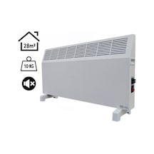 Konvektör 2500w Manuel Elektrikli Isıtıcı Beyaz
