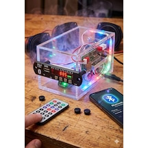 2006 Model Ve Tüm Araçlarla Uyumludur Oto Teyp Aux Usb Sd Bluetoothlu Mikrofonlu Çevirici Board Teyp Dönüştürücü