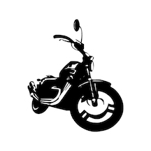 One Vıp Sale Klasik Motosikletler Model 30 Oto Özel Üretim Siyah 30 X 36 Cm Mukavemetli