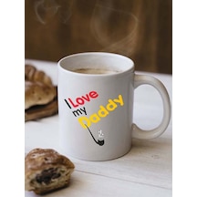 Love Daddy Baskılı Babalar Günü Kupa