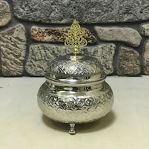 El İşlemesi Bakır Şekerlik Gümüş