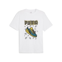 Puma Graphıcs Sneaker Tee Erkek Kısa Kollu Tişört 68320902 Beyaz
