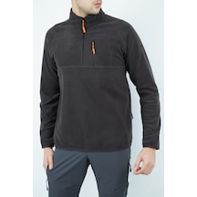 Alpinist Gamma Yarım Fermuarlı Erkek Polar Antrasit (520730509)