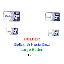 Holder - Belbantlı Hasta Bezi Large Beden 120'li L