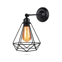 Dylight Retro Metal Dekoratif Mafsallı Siyah Duvar Aplik-dy00126