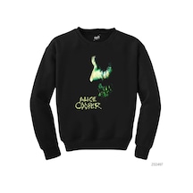 Alice Cooper Zombie Siyah Sweatshirt Siyah Alice Cooper Zombie Siyah Sweatshirt Siyah