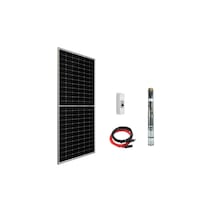 24 V Volt 0.4 Hp 0.3 Kw 300 W Watt Dc Kademeli Dalgıç Solar Pompa 550 Watt Güneş Paneli Solar Sulama Paket Sistem