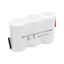 Supex Sp2000sc-3y 3.6v 2000mah Ni-cd 3'lü Yanyana Şarjlı Süpürge Pili