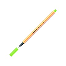 Stabilo Keçe Uçlu İnce Kalem 88 Point 0.4 Mm Fosforlu Yeşil 88/033 Çok Renkli