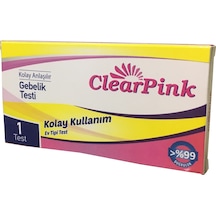 Clear Pink Gebelik Testi 1 Test
