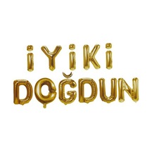 Gold Iyi Ki Doğdun Folyo Balon 16 Inç
