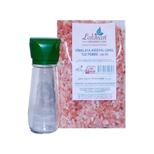 Tuz Karabiber Değirmeni Yeşil + Himalaya Çakıl Tuz Pembe 250 Gr