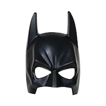 Siyah Renk Çocuk Boy Arkadan Lastikli Batman Maskesi Yarasa Adam