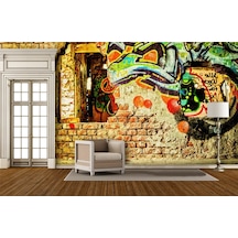 Graffity Renkli Duvar Yazıları Duvar Kağıdı (397456950)