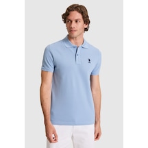 U.s. Polo Assn. Erkek Mavi Tişört Basic 50324998-vr036