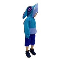 Kapüşonlu Cosplay Leon Shark Kostümü