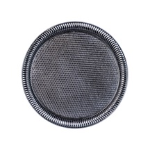 Osmanlı Tarzı Yuvarlak Dövme Metal Servis Tepsisi 30 Cm, 357 G, 5 Renk Seçeneği Antik Siyah