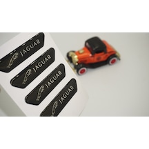 Jaguar Logo Kapı Kenarı Koruma Metalize Damla Desen 3M Band