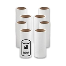 İplik Tüy Toplayıcı 8&apos Li Yedek Paket 480 Yaprak
