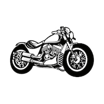 Klasik Motosikletler Model 8 Oto Özel Yeni Sticker 30 X 18 Cm