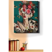 Webstyle Sayılarla Boyama Seti Kasnaklı Gül Kadın 6 60 X 75 Cm