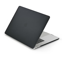 Arabulalaca Macbook Pro 15.4" A1707 Mat Doku Touchbar Kılıf Siyah