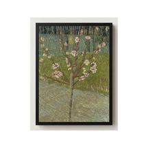 Van Gogh Van Gogh Çiçek Açan Şeftali Ağacı Pembe Çerçevesiz Poster 21x30 Cm A4 Tablo Van Gogh